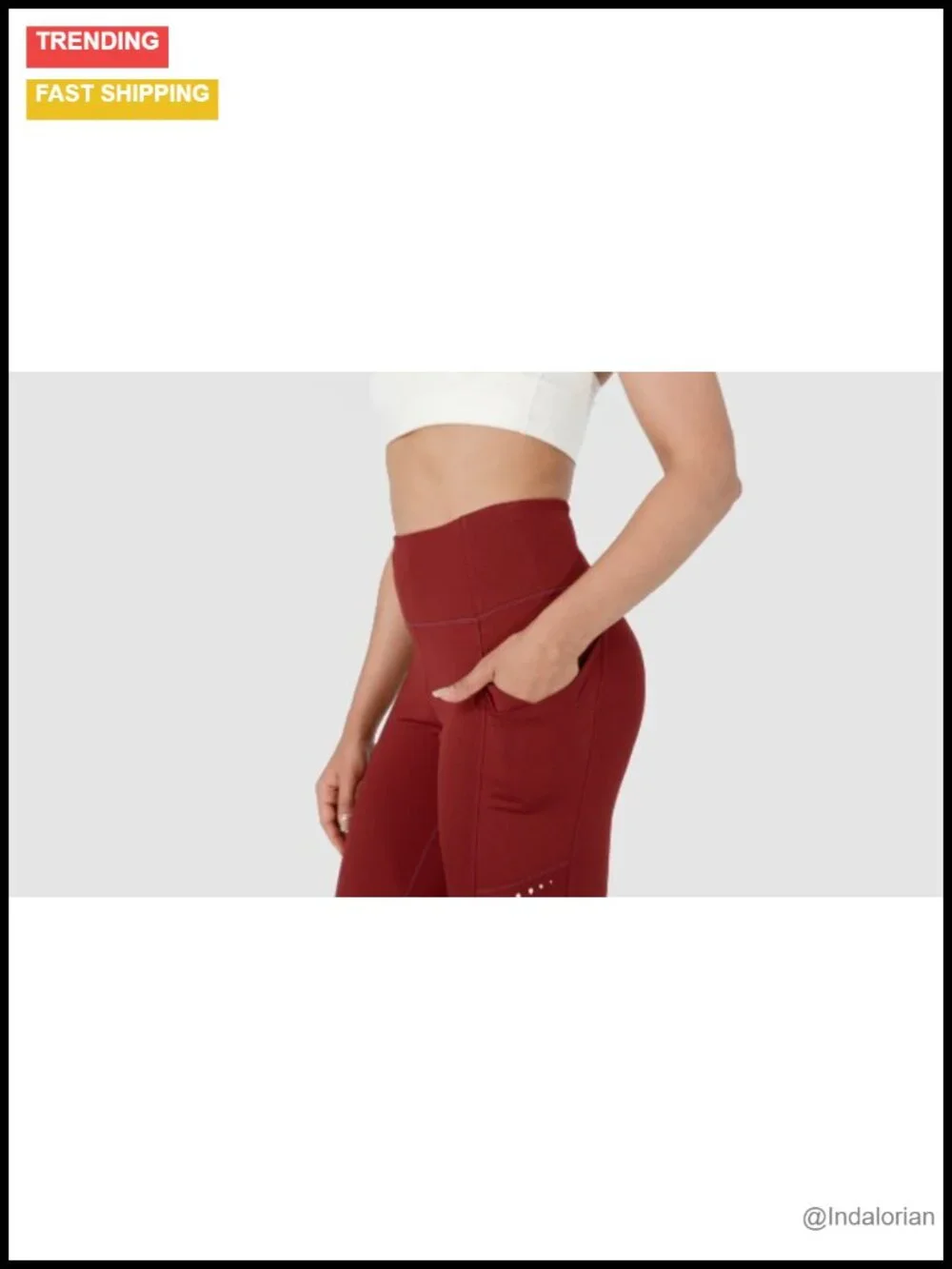 Fleece Lined High Waisted Thermal Leggings Tummy Control 4 Pockets